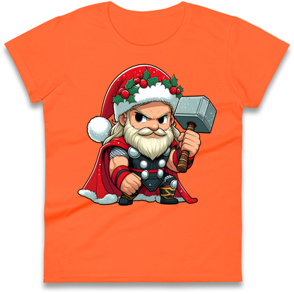Thor Santa Ladies Shirt