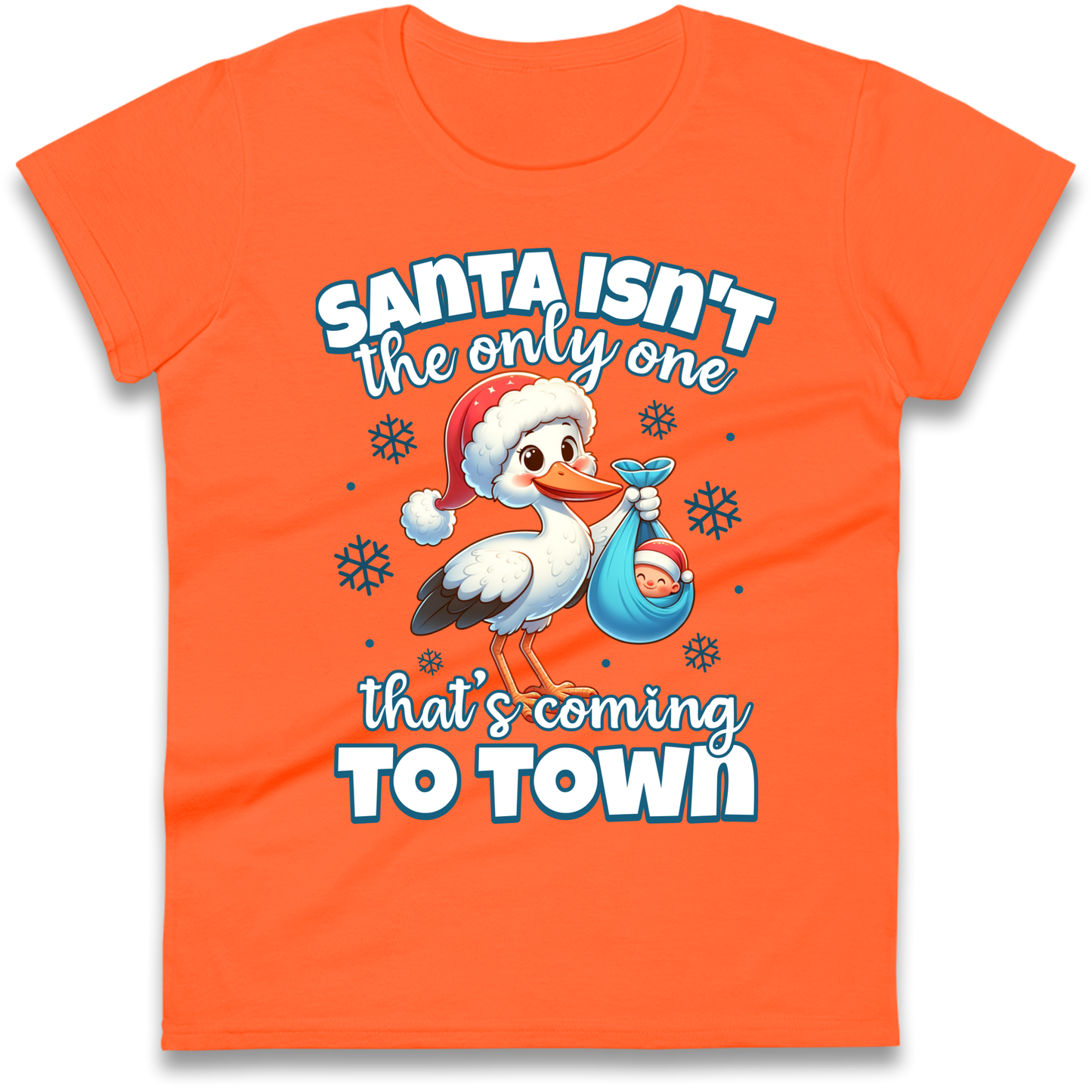 Santa isn't The Only One Thats Coming To Town Christmas Ladies Shirt