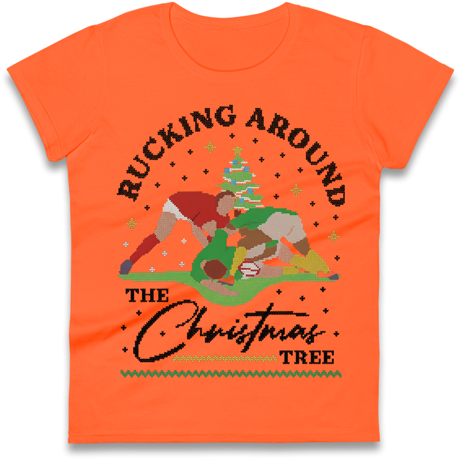 Rugby Christmas Ladies Shirt