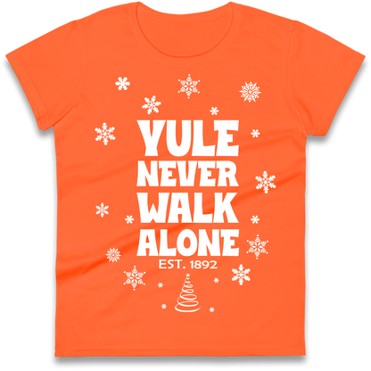 Yule Never Walk Alone Liverpool Christmas Ladies Shirt