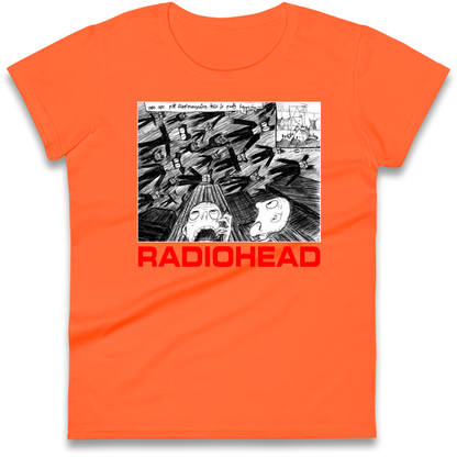 Radiohead We Are Not Screaming Ladies Shirt