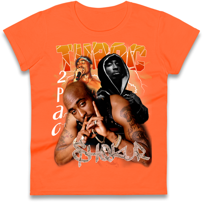 Tupac All Eyez On Me Ladies Shirt