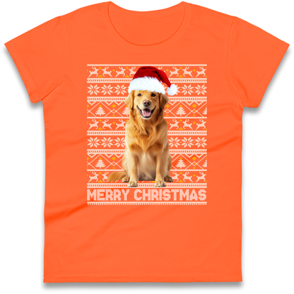 Merry Christmas Dog Ladies Shirt
