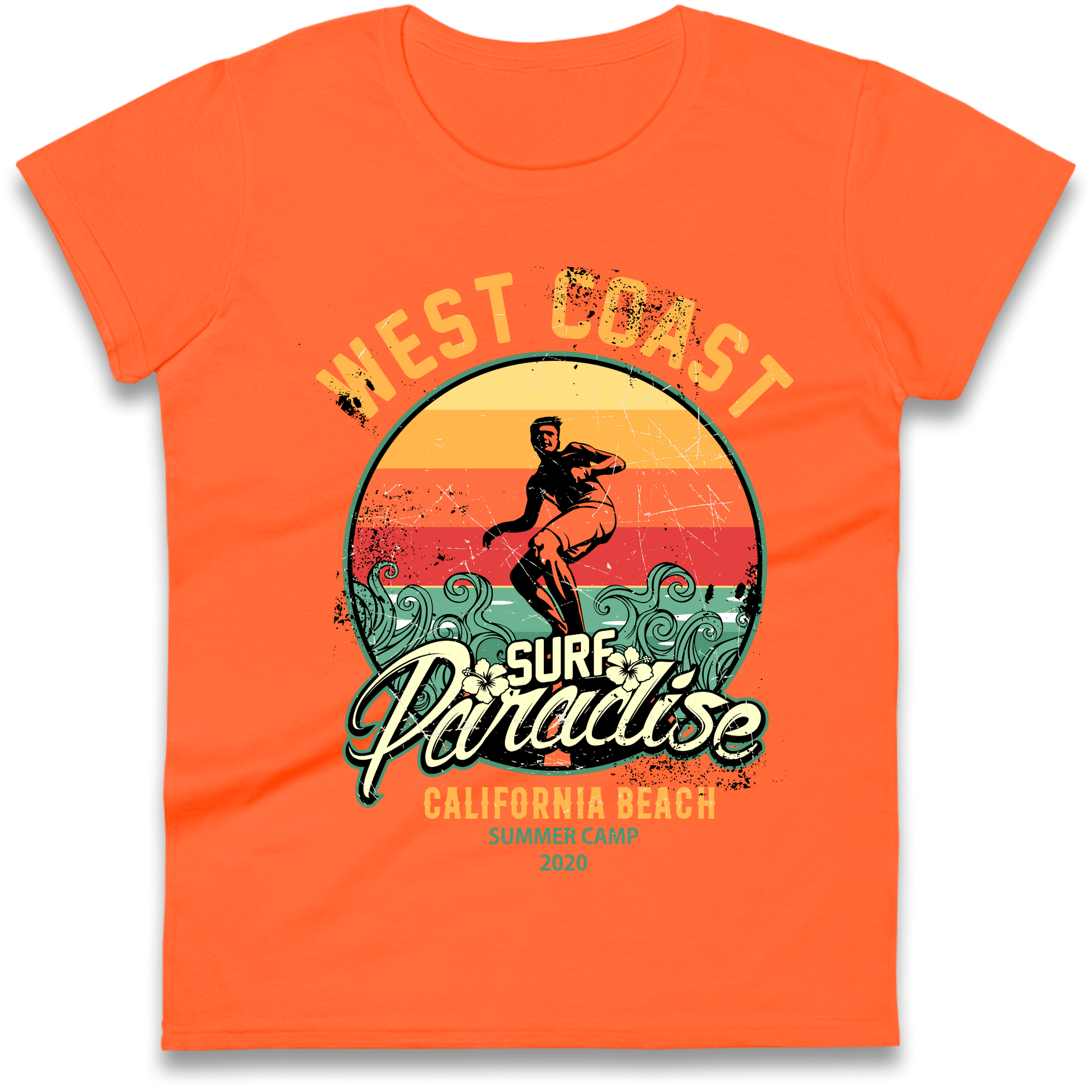 West Coast Surf Paradise Ladies Shirt