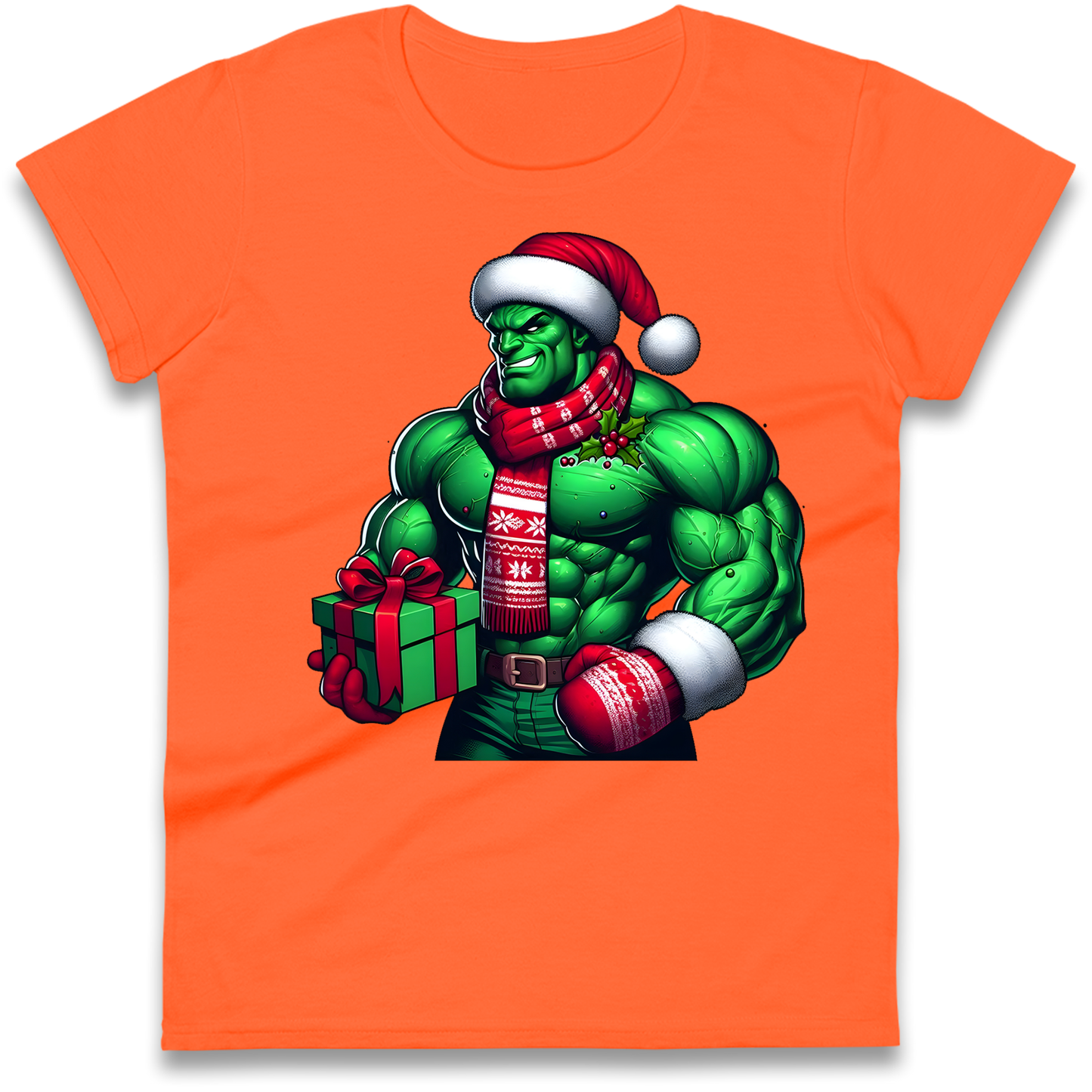 The Hulk Santa Ladies Shirt