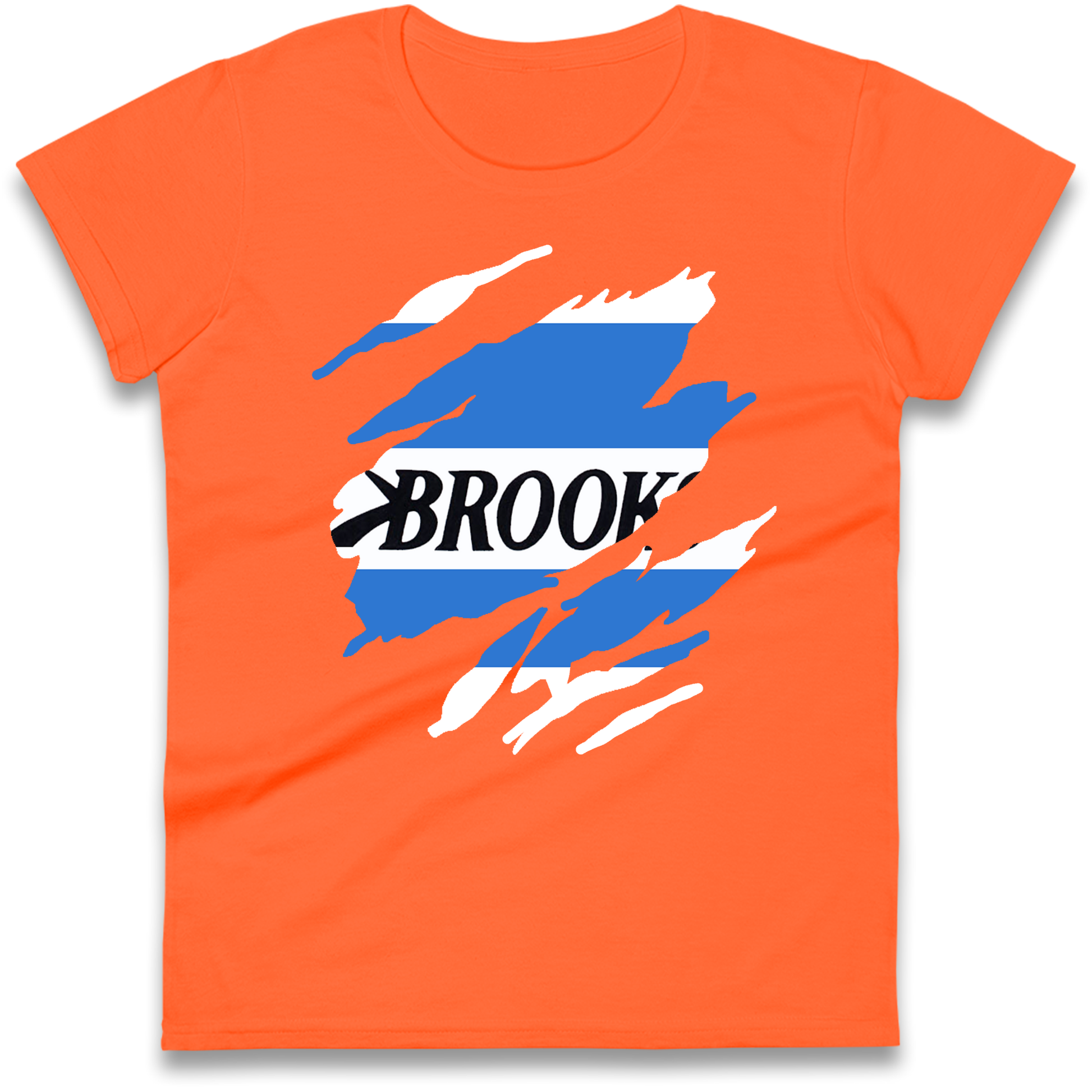 Retro QPR 1992 Torn Effect Ladies Shirt