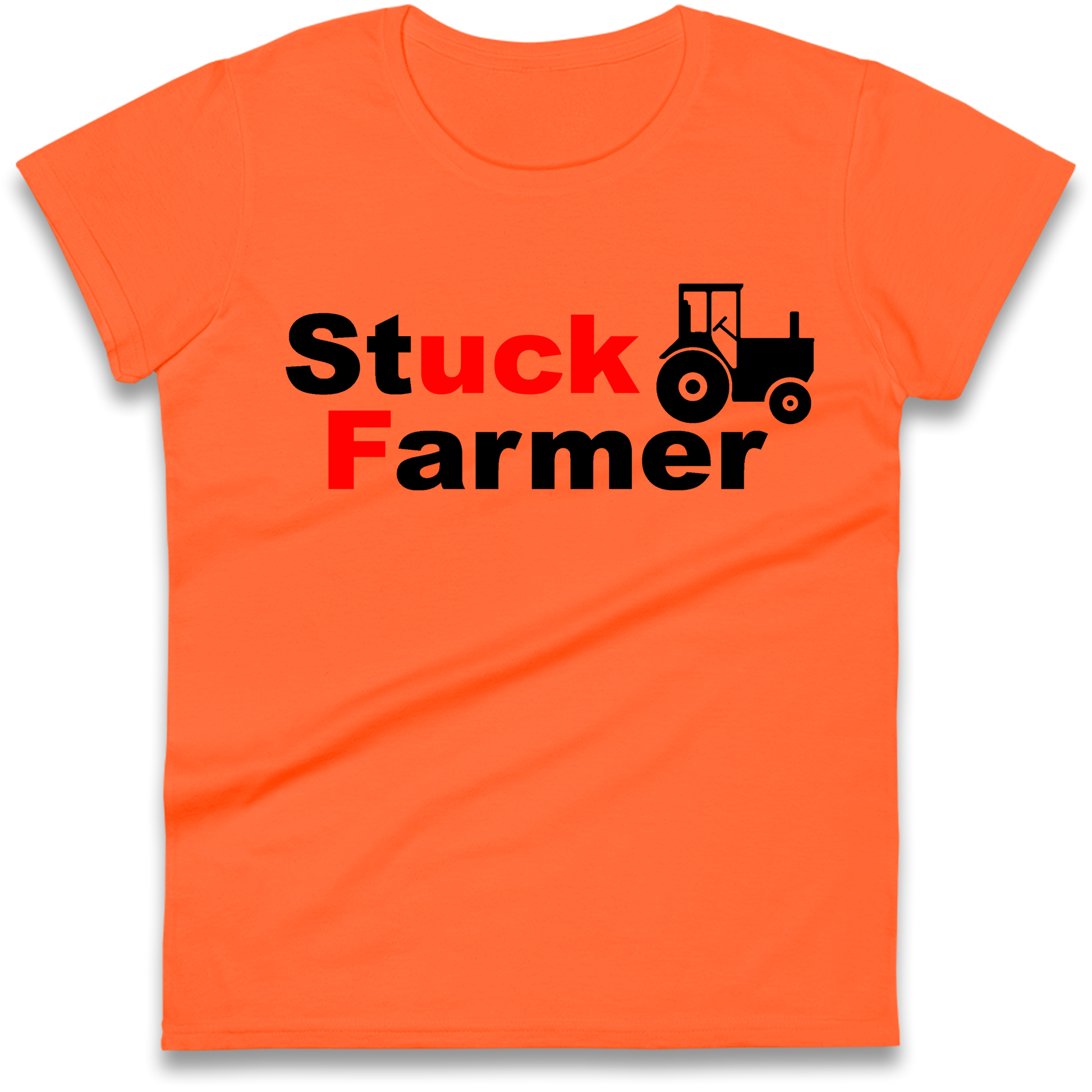 Stuck Farmer Ladies Shirt