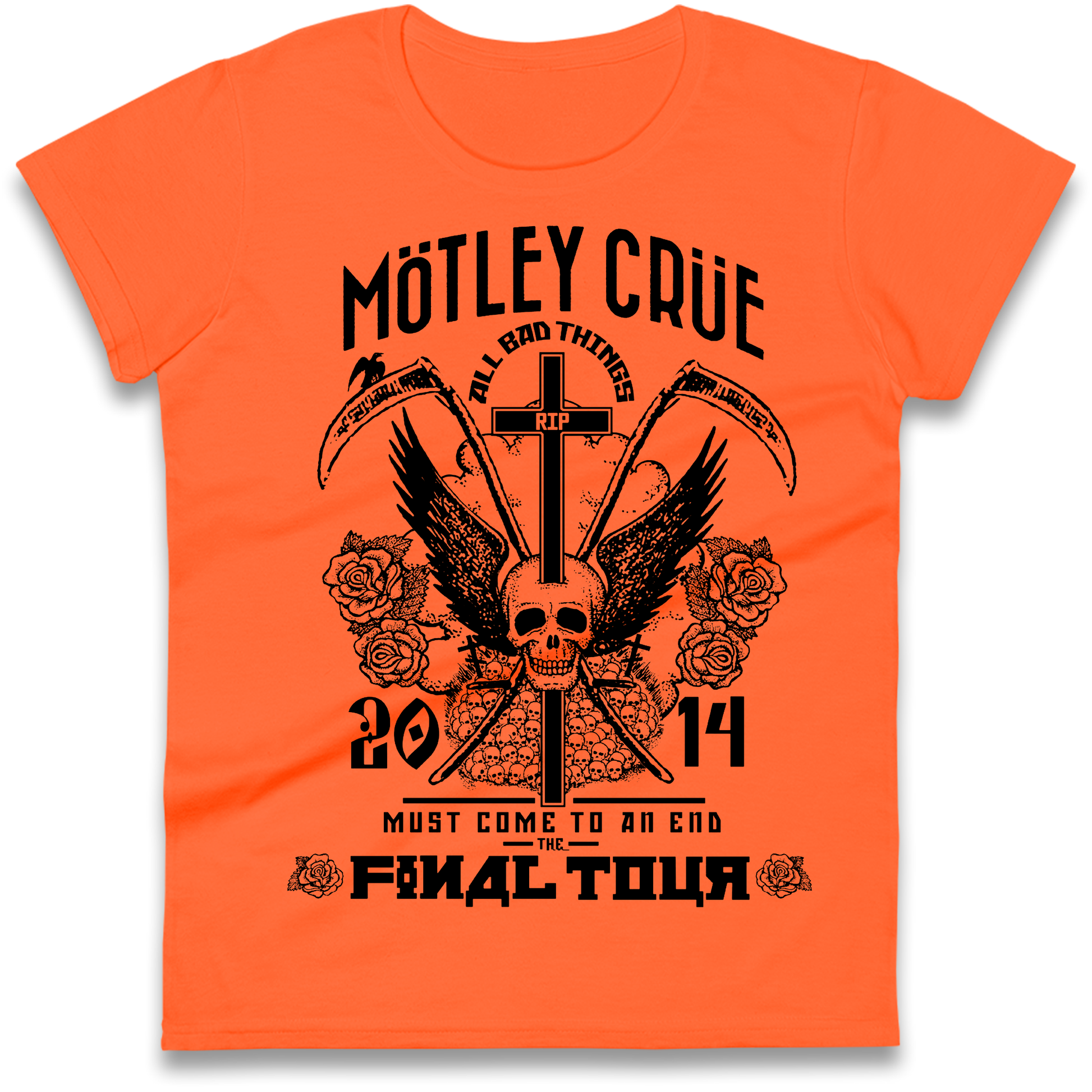 Motley Crue All Bad Things Ladies Shirt