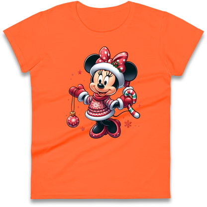 Mini Mouse Christmas Ladies Shirt