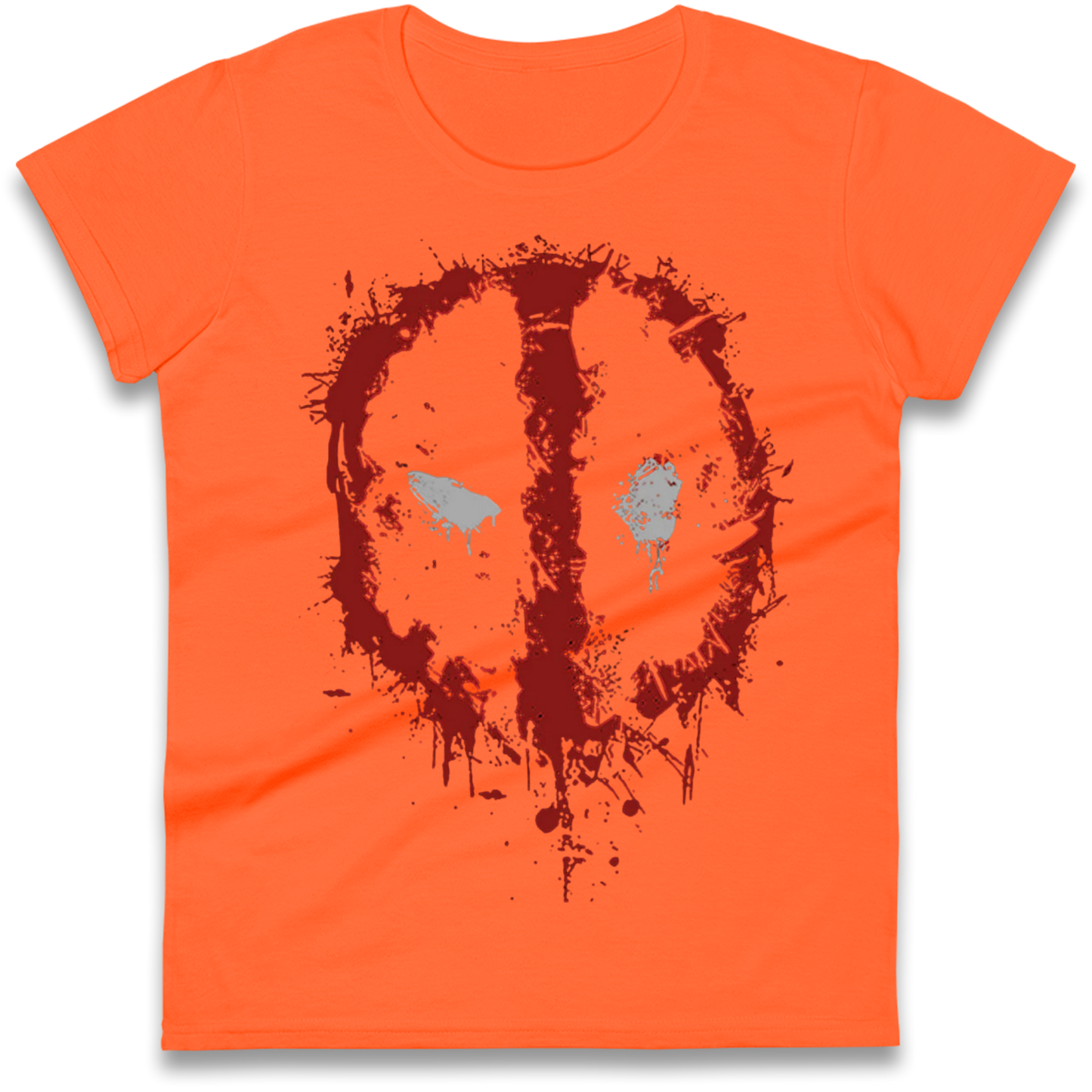 Marvel Deadpool Splatter Icon Ladies Shirt