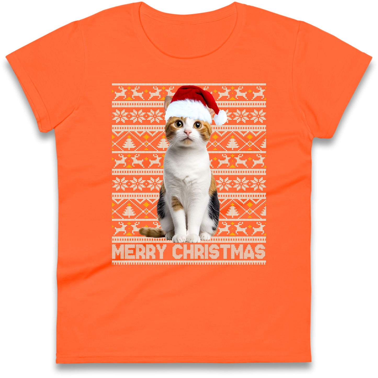 Merry Christmas Cat Ladies Shirt