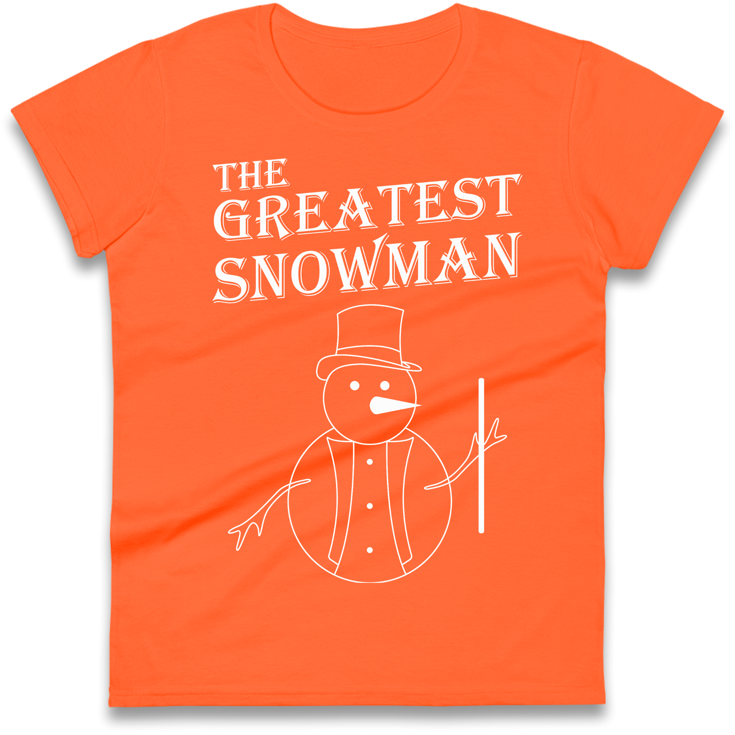 The Greatest Snowman Christmas Ladies Shirt