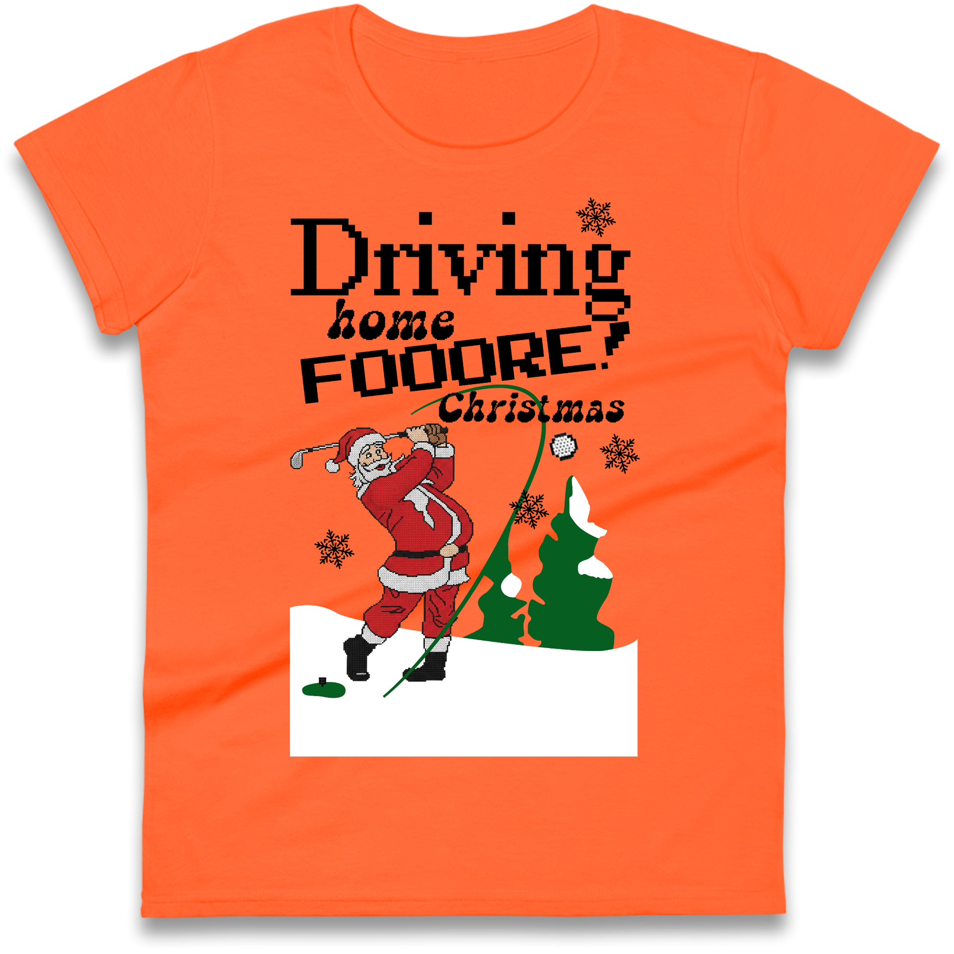 Christmas Golf Ladies Shirt