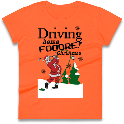 Christmas Golf Ladies Shirt