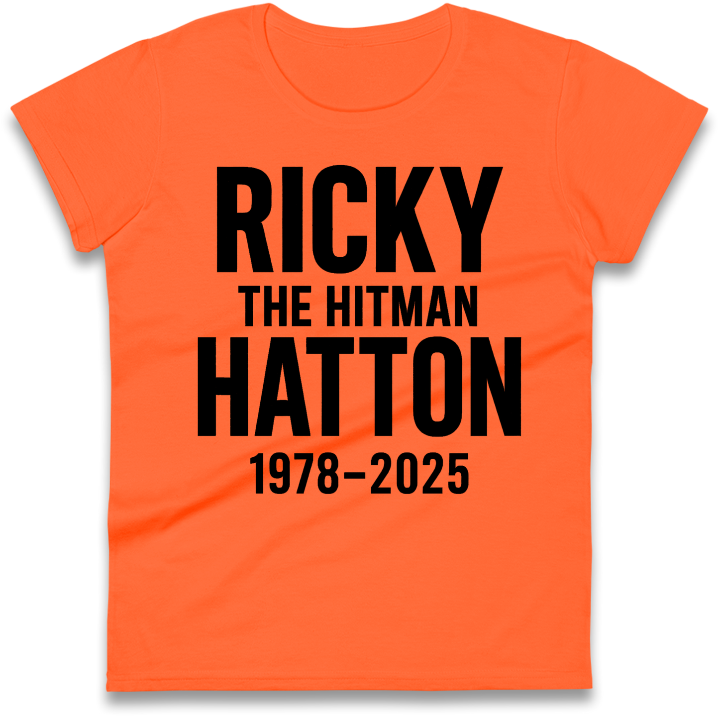Ricky The Hitman Hatton 1978 2025 Ladies Shirt