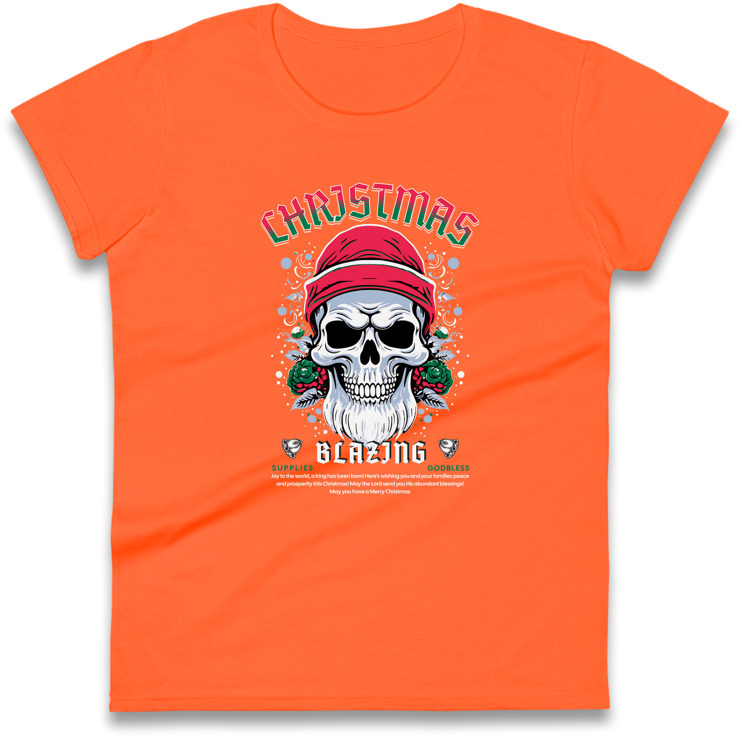 Christmas Blazing Ladies Shirt