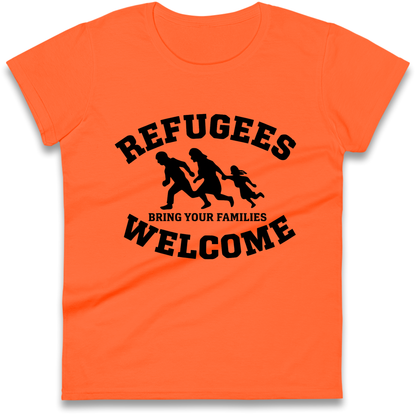 Welcome Refugees Ladies Shirt