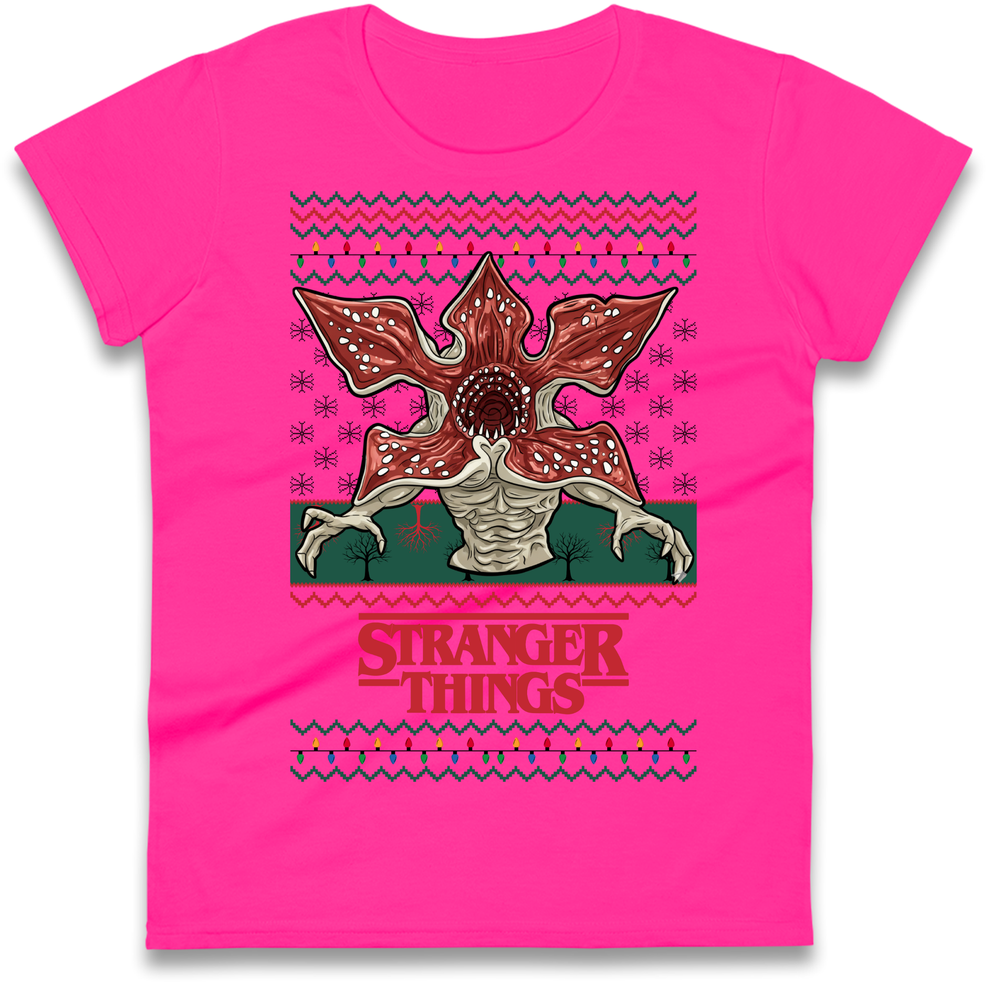 Demogorgon Christmas Ladies Shirt