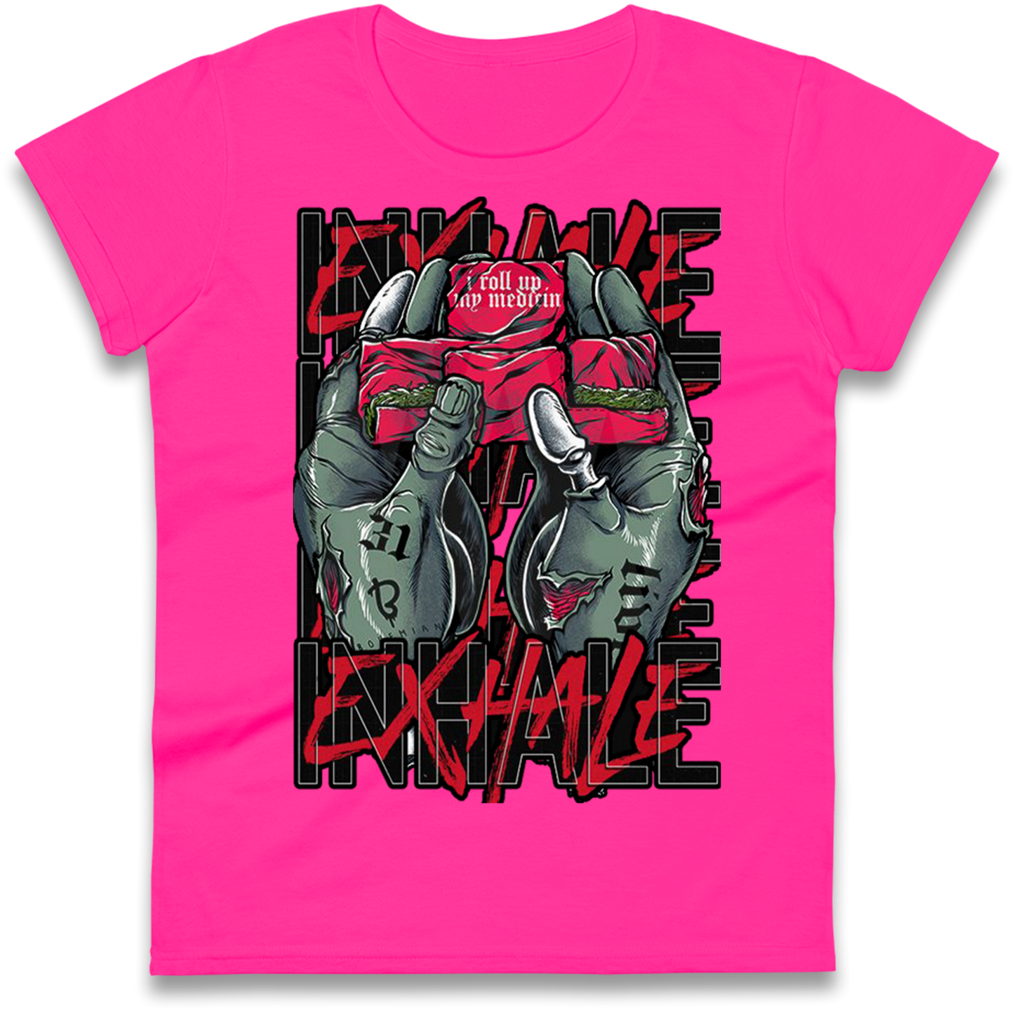 Inhale Exhale Ladies Shirt