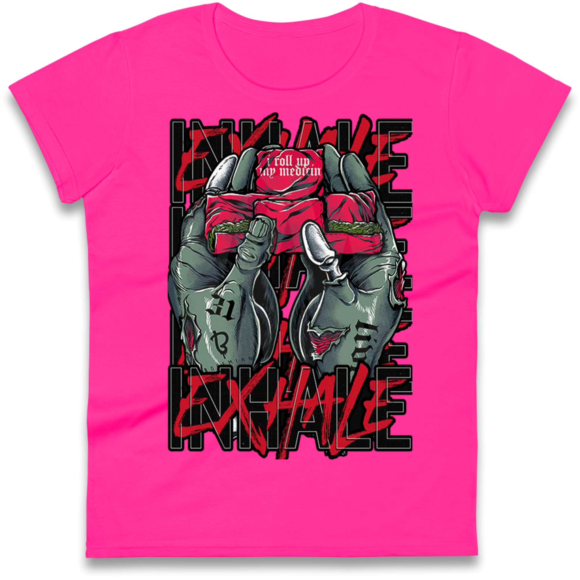 Inhale Exhale Ladies Shirt
