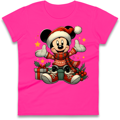 Micky Mouse Christmas Ladies Shirt