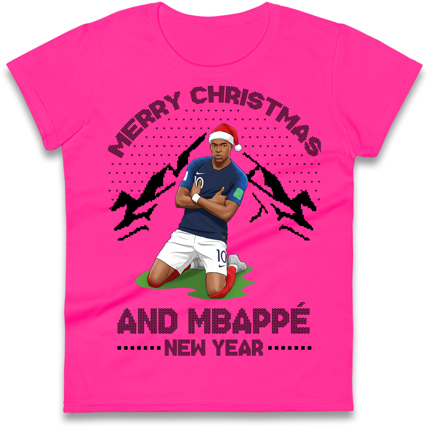 Mbappe Christmas Ladies Shirt