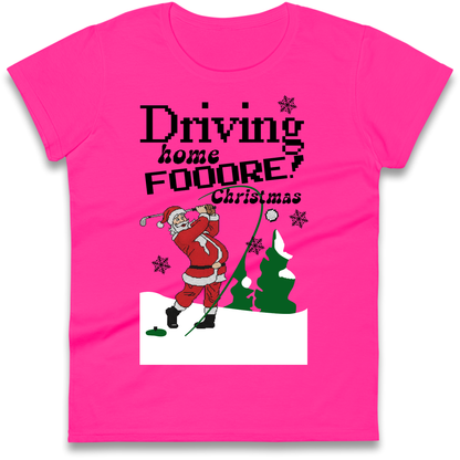 Christmas Golf Ladies Shirt