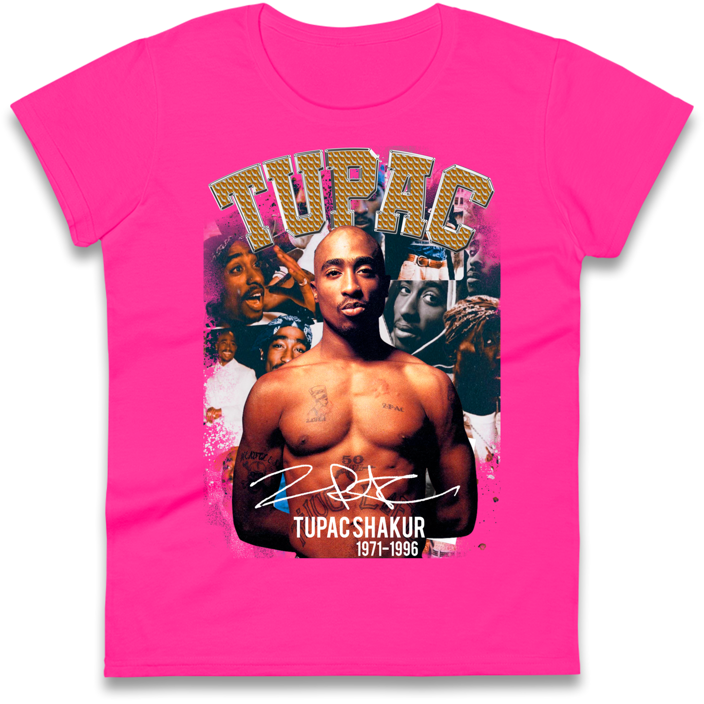 Tupac Shakur 1971 1996 Ladies Shirt