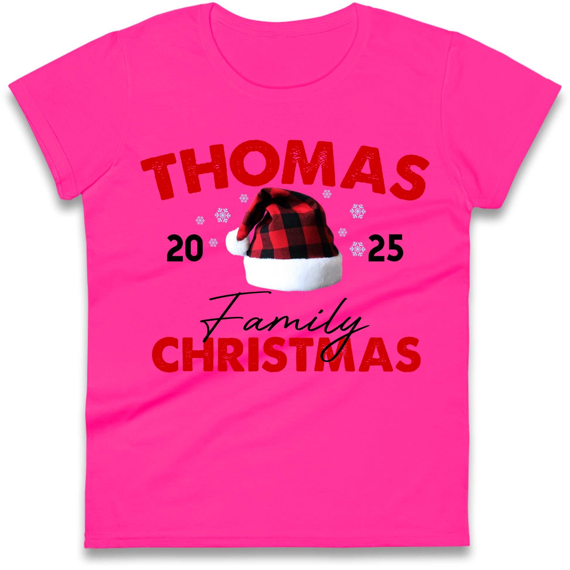 Thomas Family Christmas Ladies Shirt