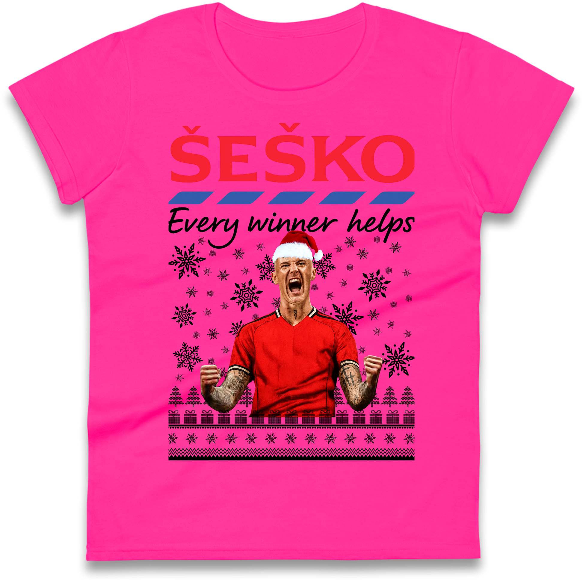 Benjamin Sesko Christmas Ladies Shirt