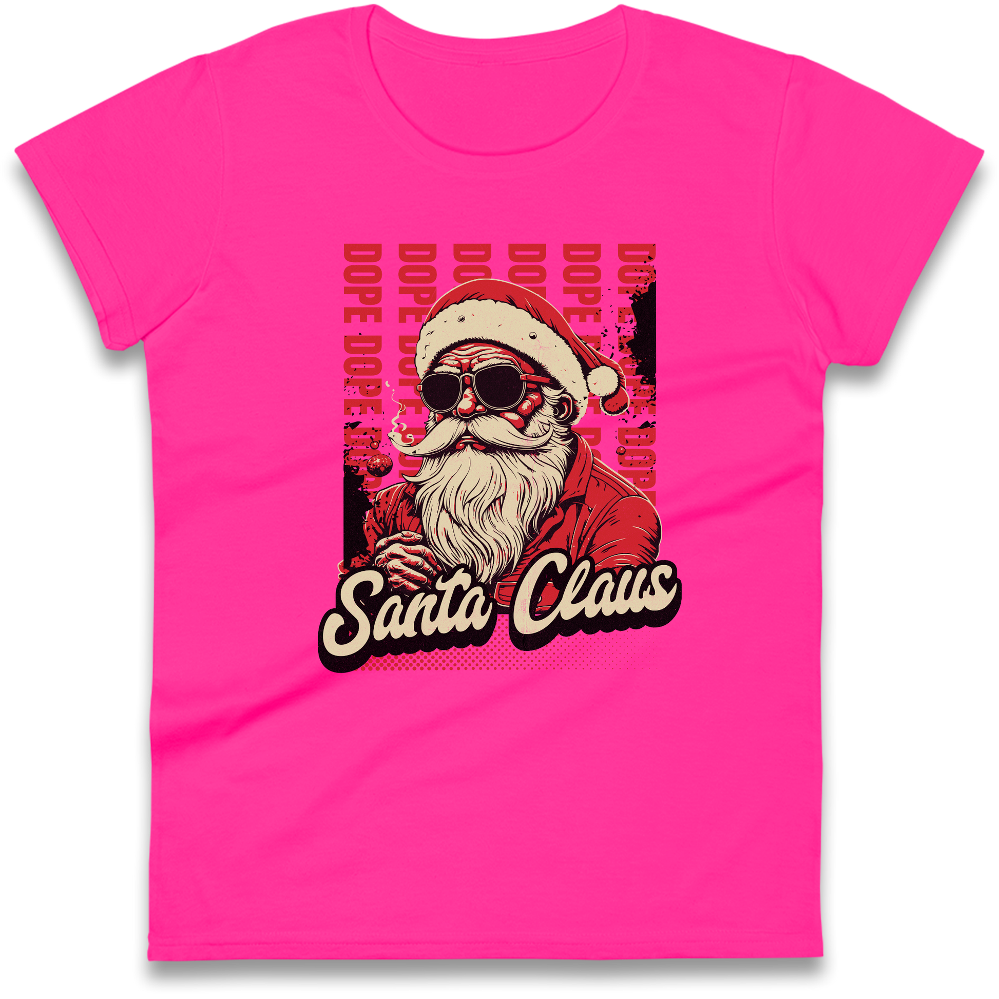 Dope Santa Claus Ladies Shirt