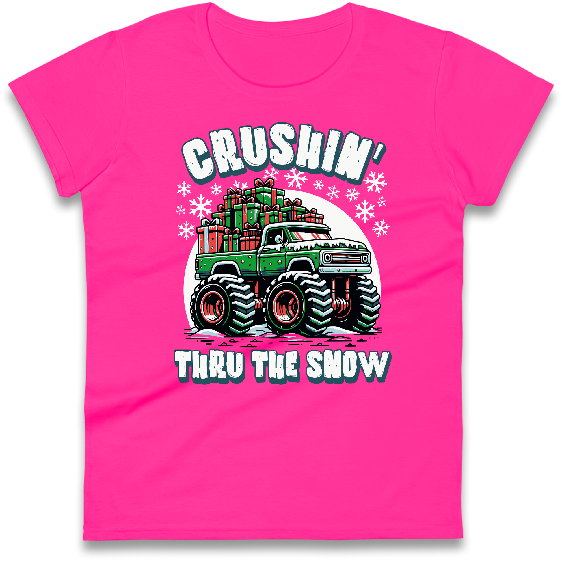 Crushin Thru The Snow Ladies Shirt
