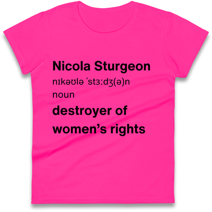 JK Rowling Nicola Sturgeon T Shirt Ladies Shirt