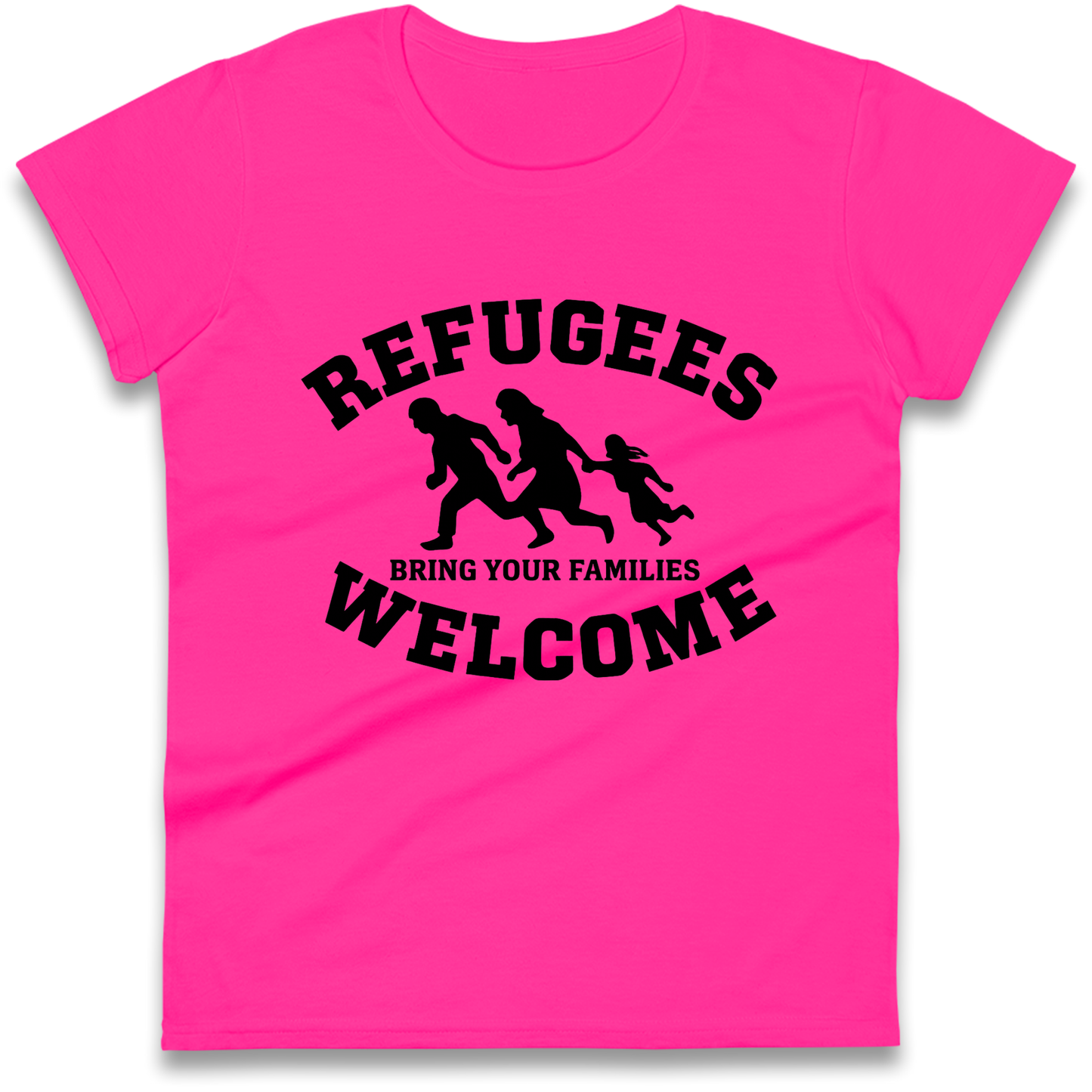 Welcome Refugees Ladies Shirt