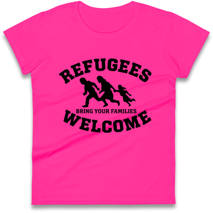 Welcome Refugees Ladies Shirt