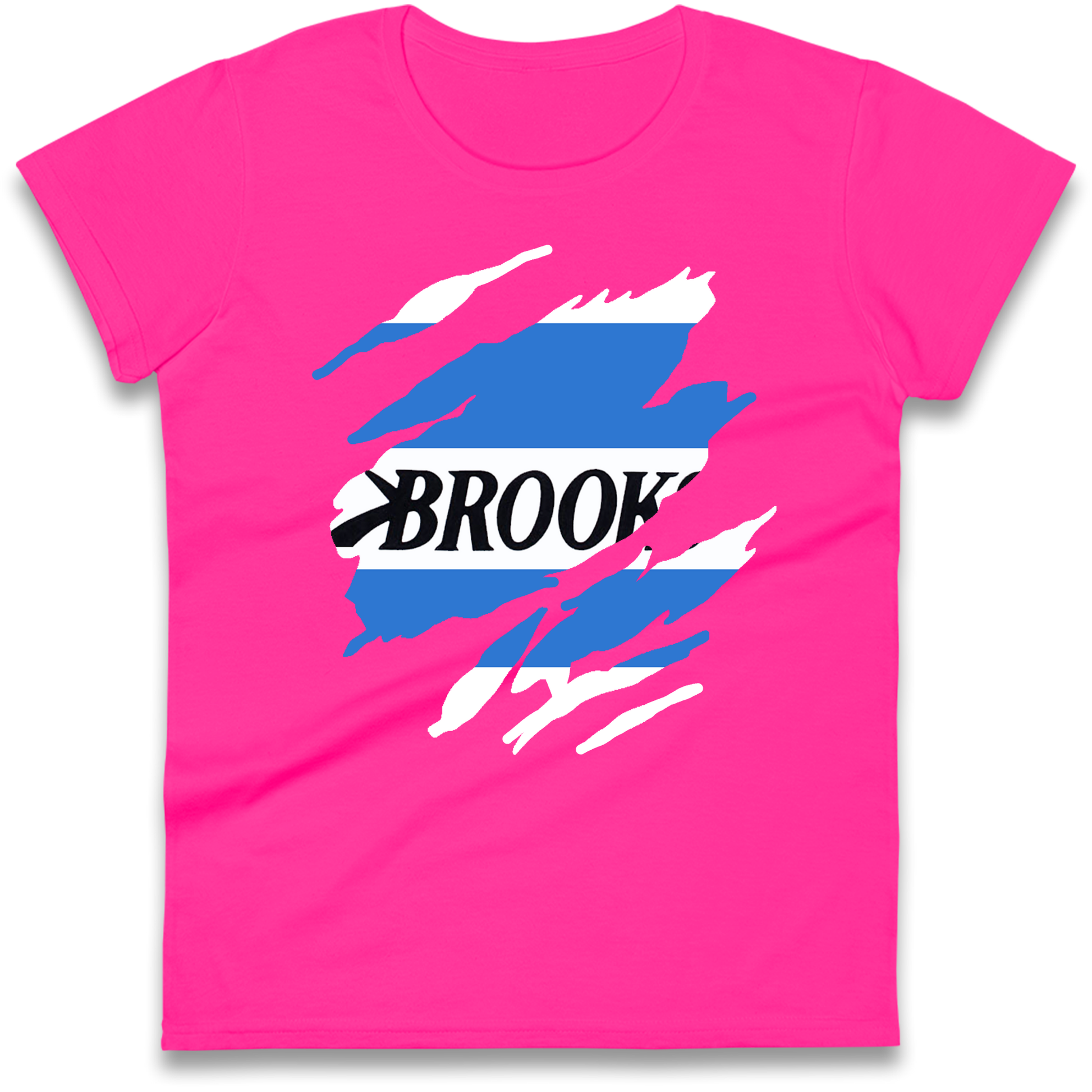 Retro QPR 1992 Torn Effect Ladies Shirt