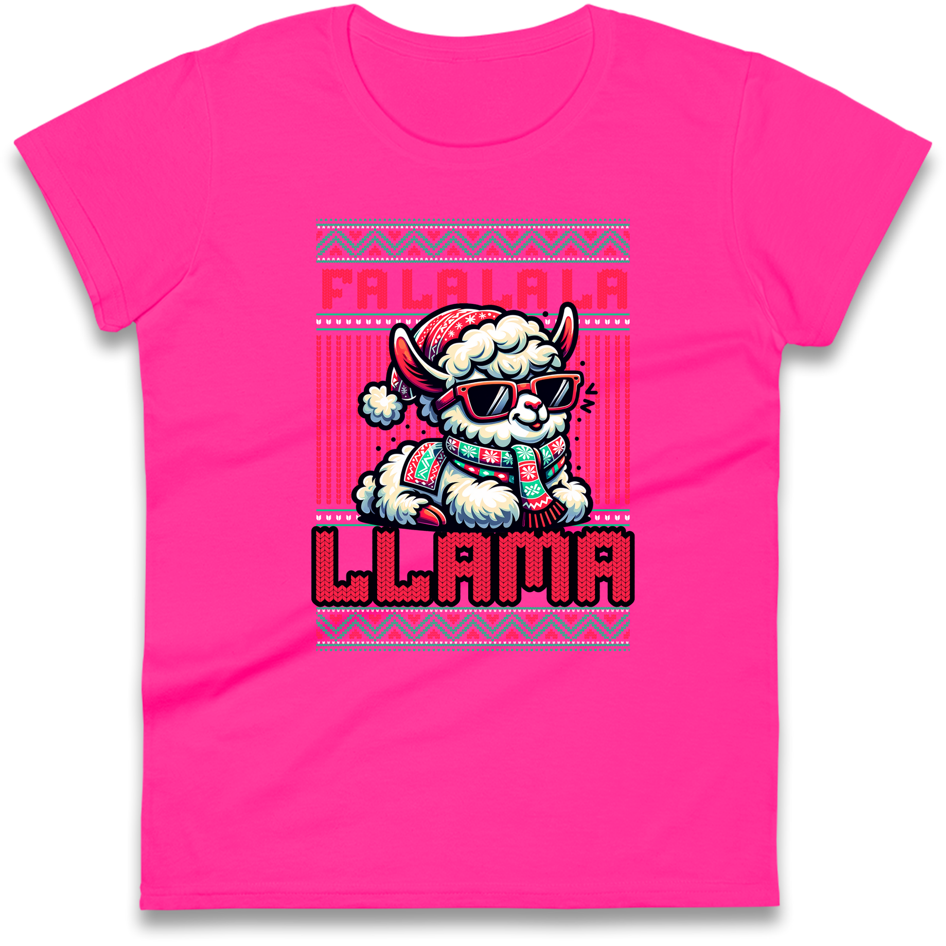 FA LA LA LA LLAMA Ladies Shirt