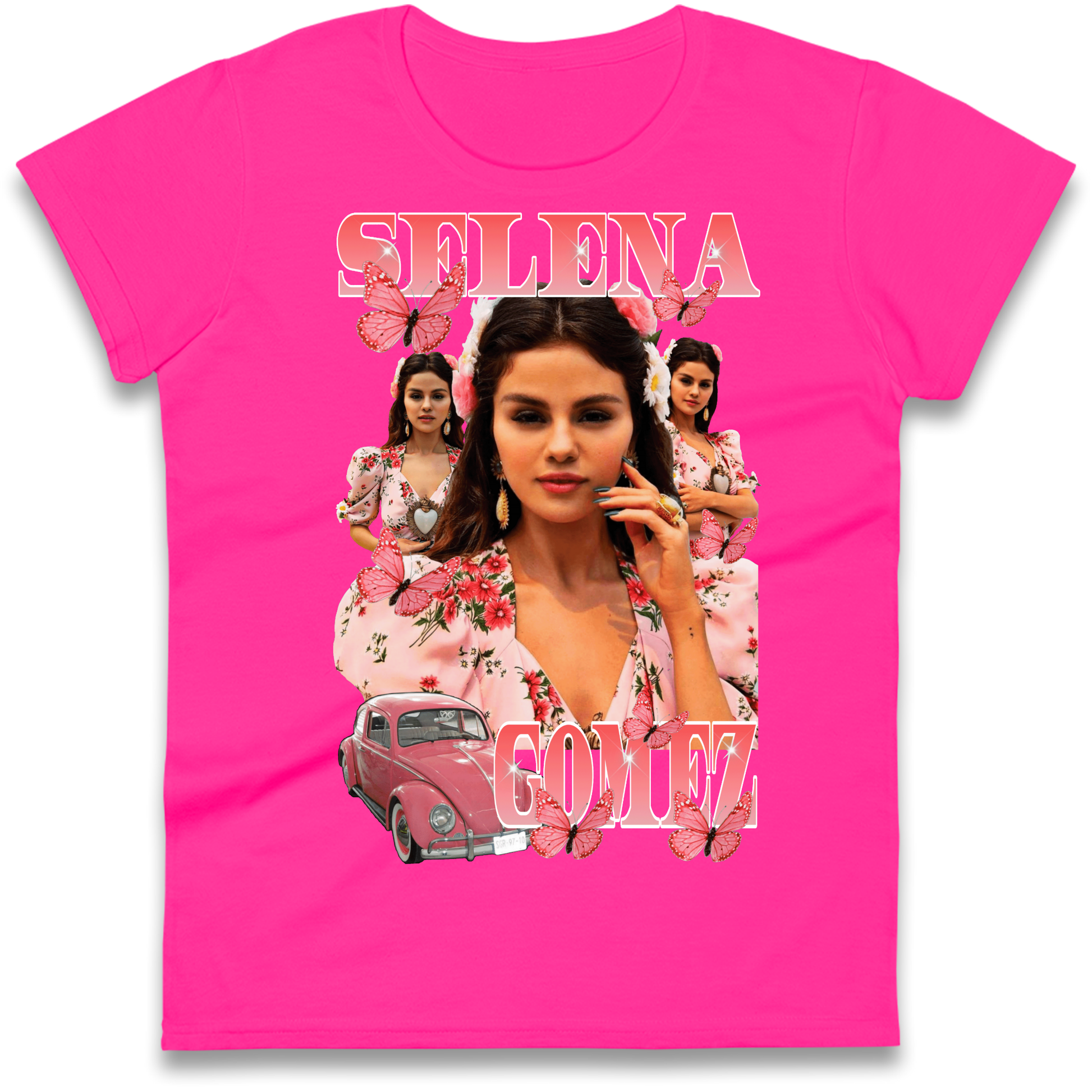 Selena Gomez Pink Ladies Shirt