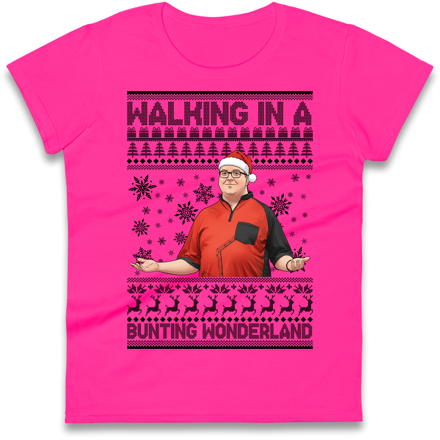 Bunting Wonderland Ladies Shirt