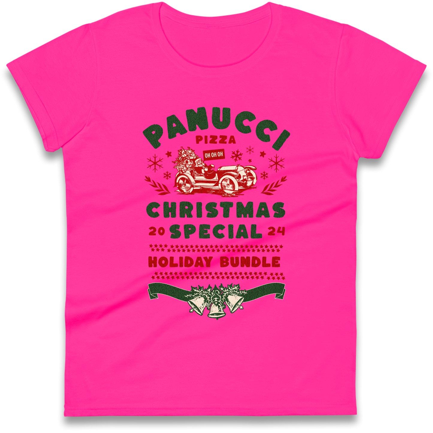 Panucci Pizza Christmas Special Christmas Ladies Shirt