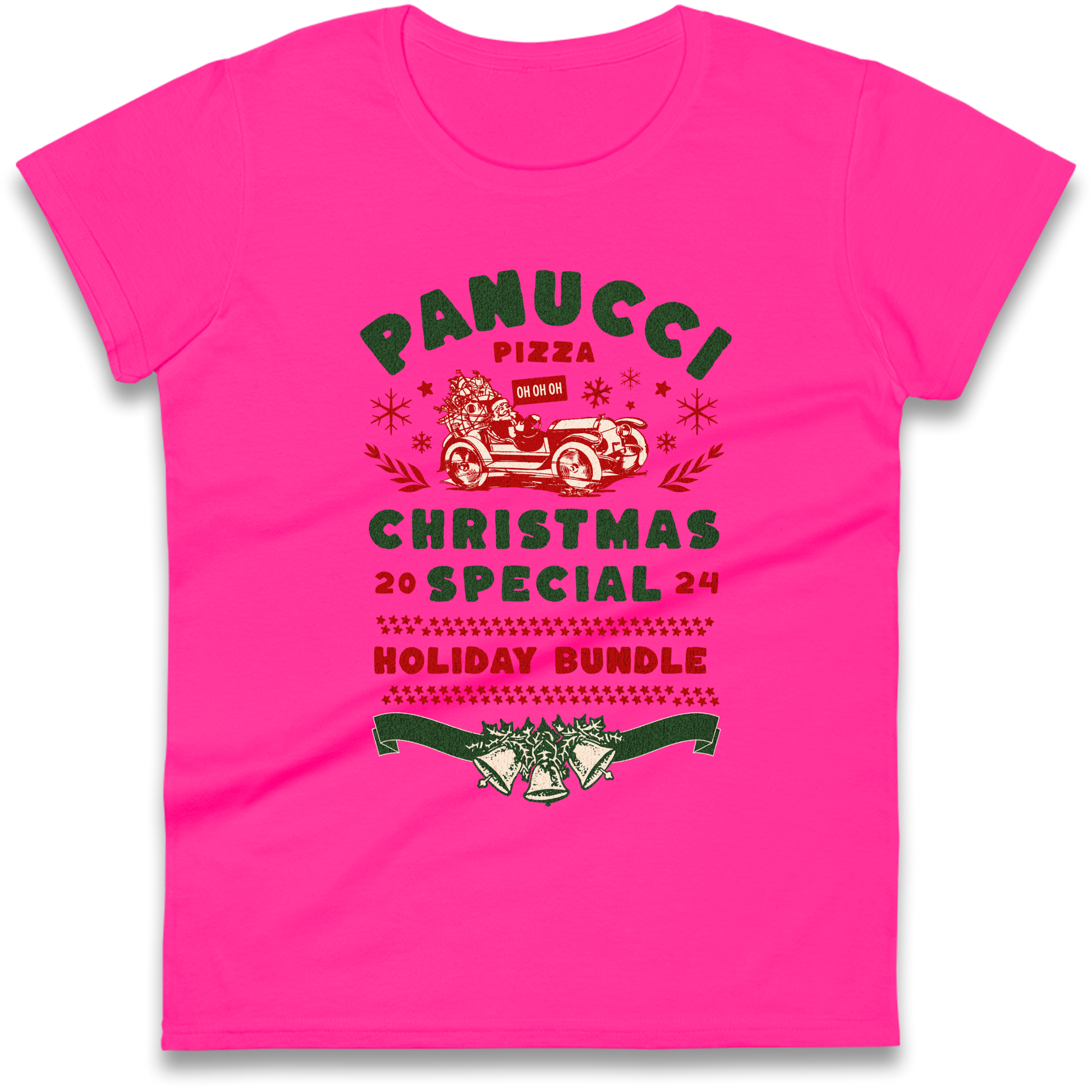 Panucci Pizza Christmas Special Christmas Ladies Shirt