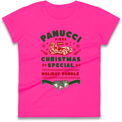 Panucci Pizza Christmas Special Christmas Ladies Shirt
