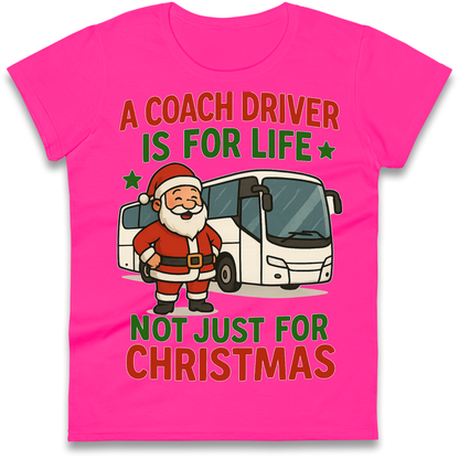 Coach Driver Christmas Ladies Shirt