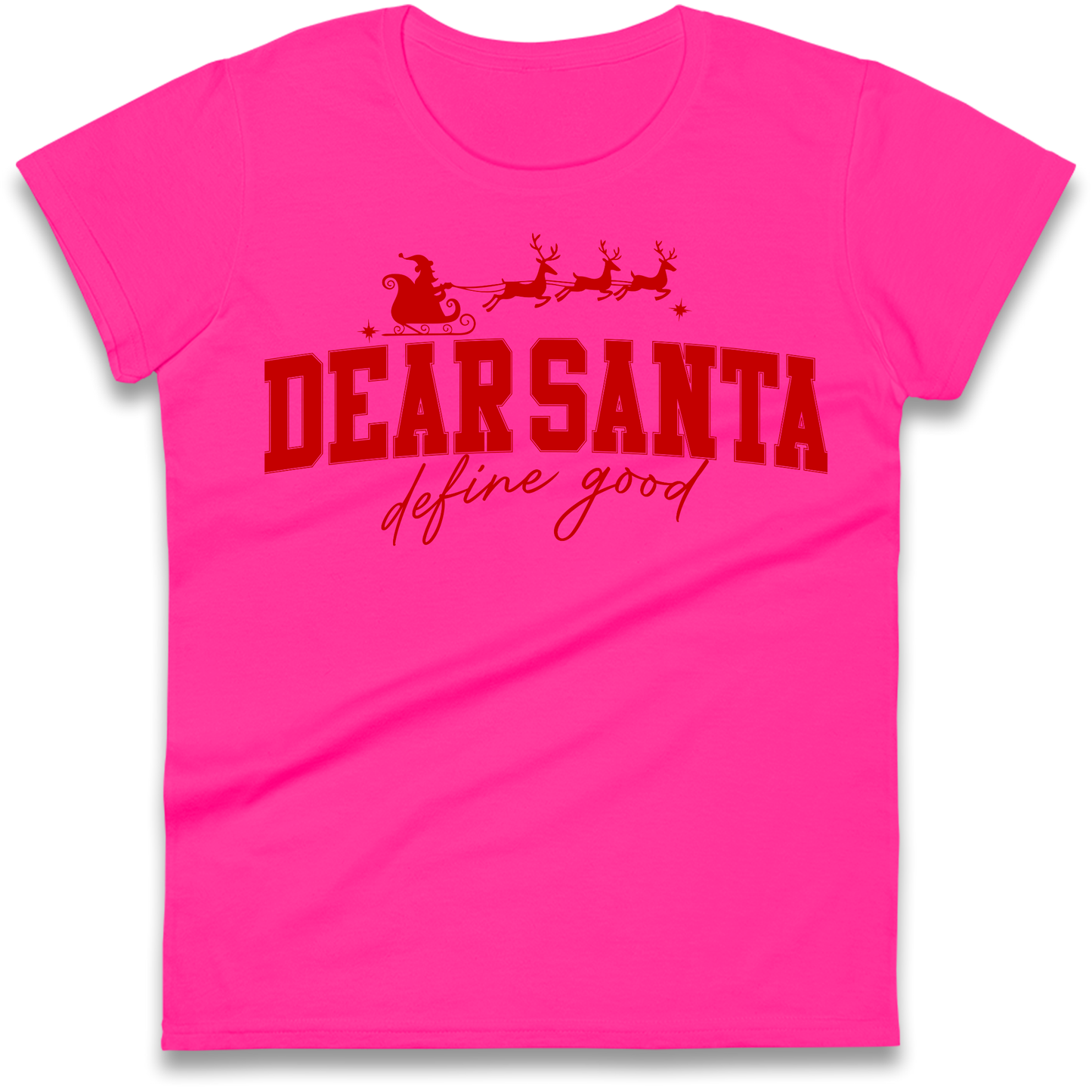 Dear Santa Christmas Ladies Shirt