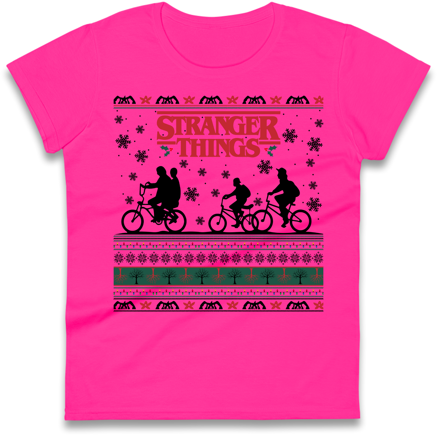 Stranger Things Christmas Ladies Shirt