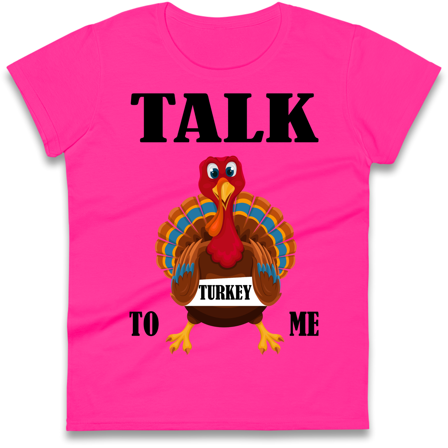 Talk Turkey To Me Christmas Ladies Shirt