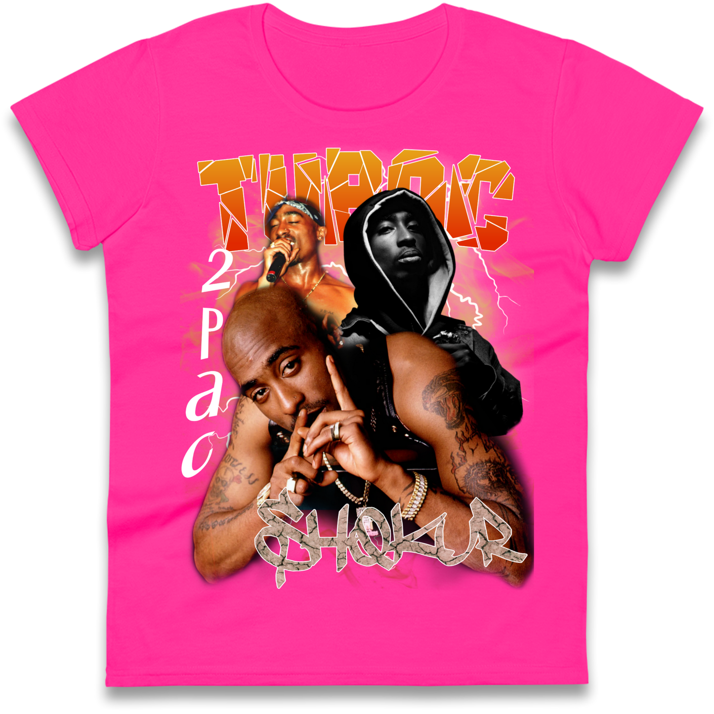 Tupac All Eyez On Me Ladies Shirt
