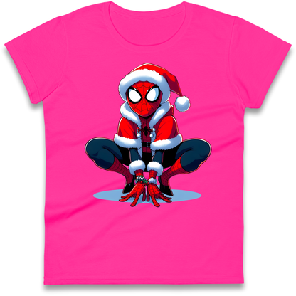 Spiderman Santa Ladies Shirt