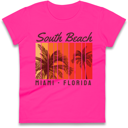 South Beach Miami Florida Ladies Shirt