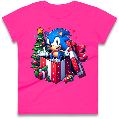 Sonic The Hedgehog Christmas Ladies Shirt